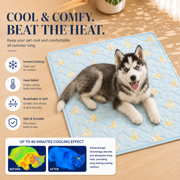 Cooling Gel Mat for Cats & Dogs