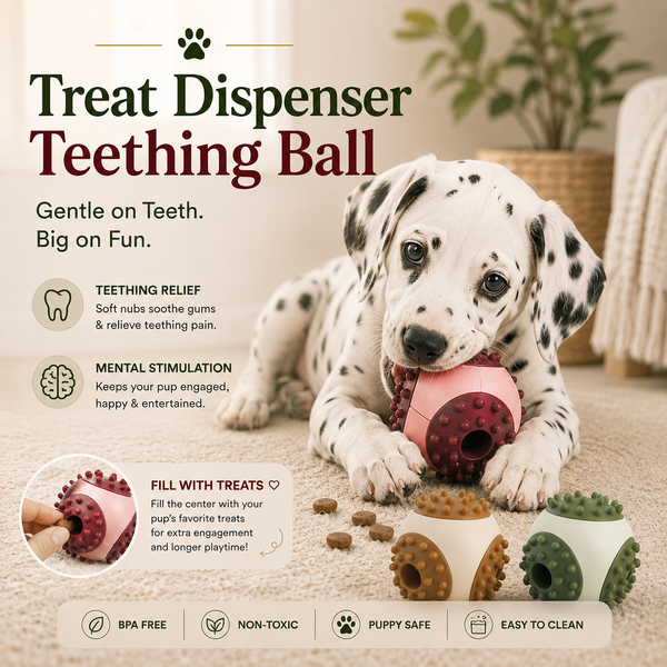 Treat Dispenser Teething Ball