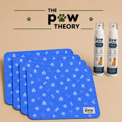 A reusable potty pad + training spray designed to help your puppy learn where to go. - The Paw Theory