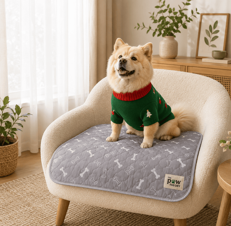 A reusable potty pad + training spray designed to help your puppy learn where to go. - The Paw Theory