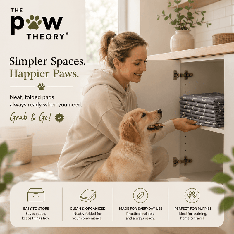 A reusable potty pad + training spray designed to help your puppy learn where to go. - The Paw Theory