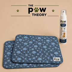 A reusable potty pad + training spray designed to help your puppy learn where to go. - The Paw Theory