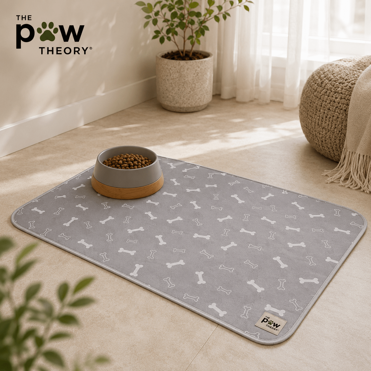 A reusable potty pad + training spray designed to help your puppy learn where to go. - The Paw Theory