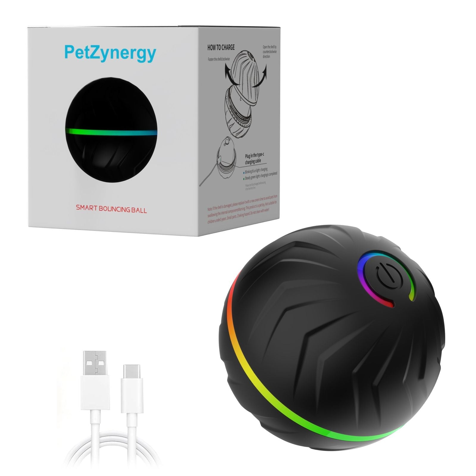 Smart Motion Pet Bounce Ball - The Paw Theory