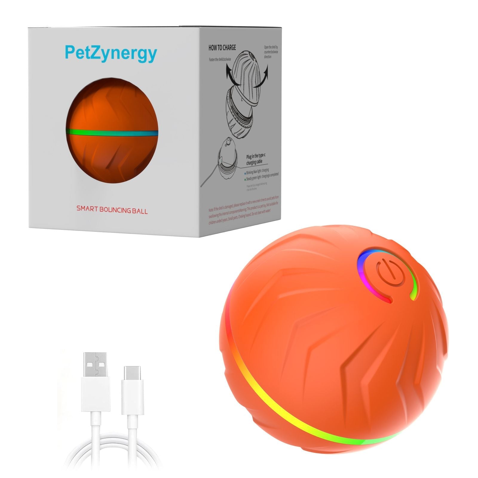Smart Motion Pet Bounce Ball - The Paw Theory